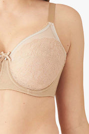 WACOAL BRA-855186 Retro Chic Non Padded Wired Full Coverage Full Support Everyday Comfort Bra