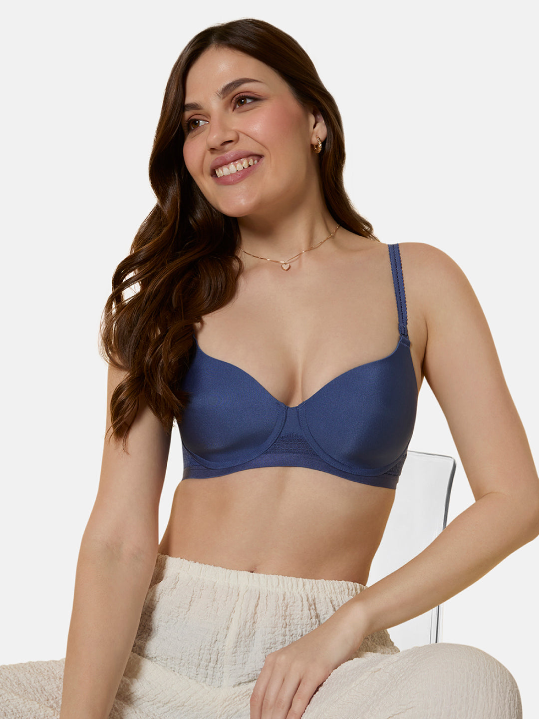 TRIUMPH BRA 110I584-PI  Padded Wireless Seamless Silhoutte T-shirt Bra