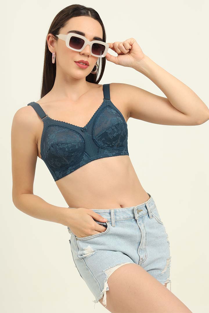 TRIUMPH Bra-20I319 Doreen Wireless Non Padded Full Coverage Support Big-Cup Classics Bra