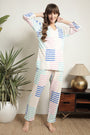 Angels Striped Lounge Set AL002OI