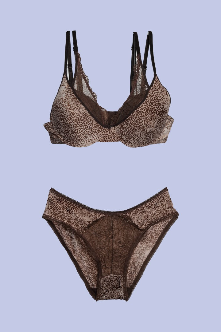 AXTZH BRA Elevate Support Set – focuses on support and lift with style AB1962-BRNLEO-DP102