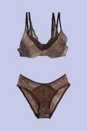 AXTZH BRA Elevate Support Set – focuses on support and lift with style AB1962-BRNLEO-DP102