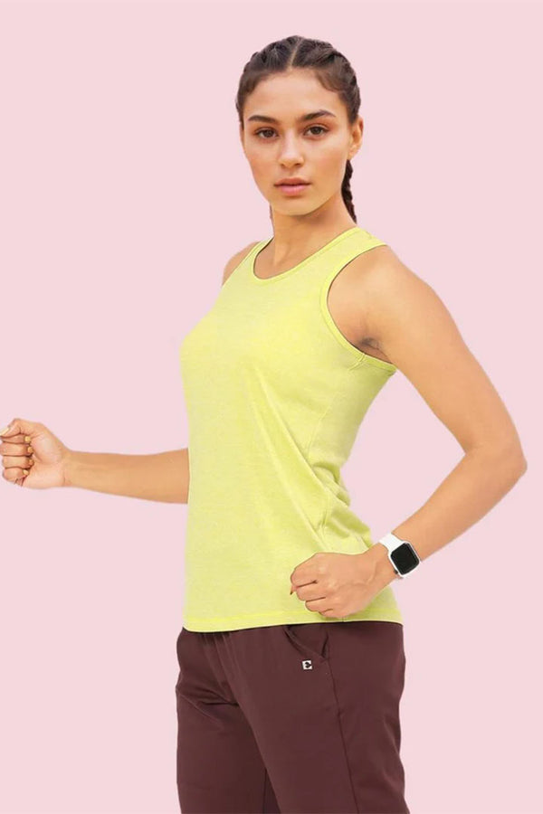 ENAMOR A308 Enamor Womens Athleisure Basic Workout Dry Fit Crew Neck Activewear Tee