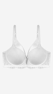 Strappy Lace Padded Wired Bra | Crystal Charm Bridal Fashion Bra