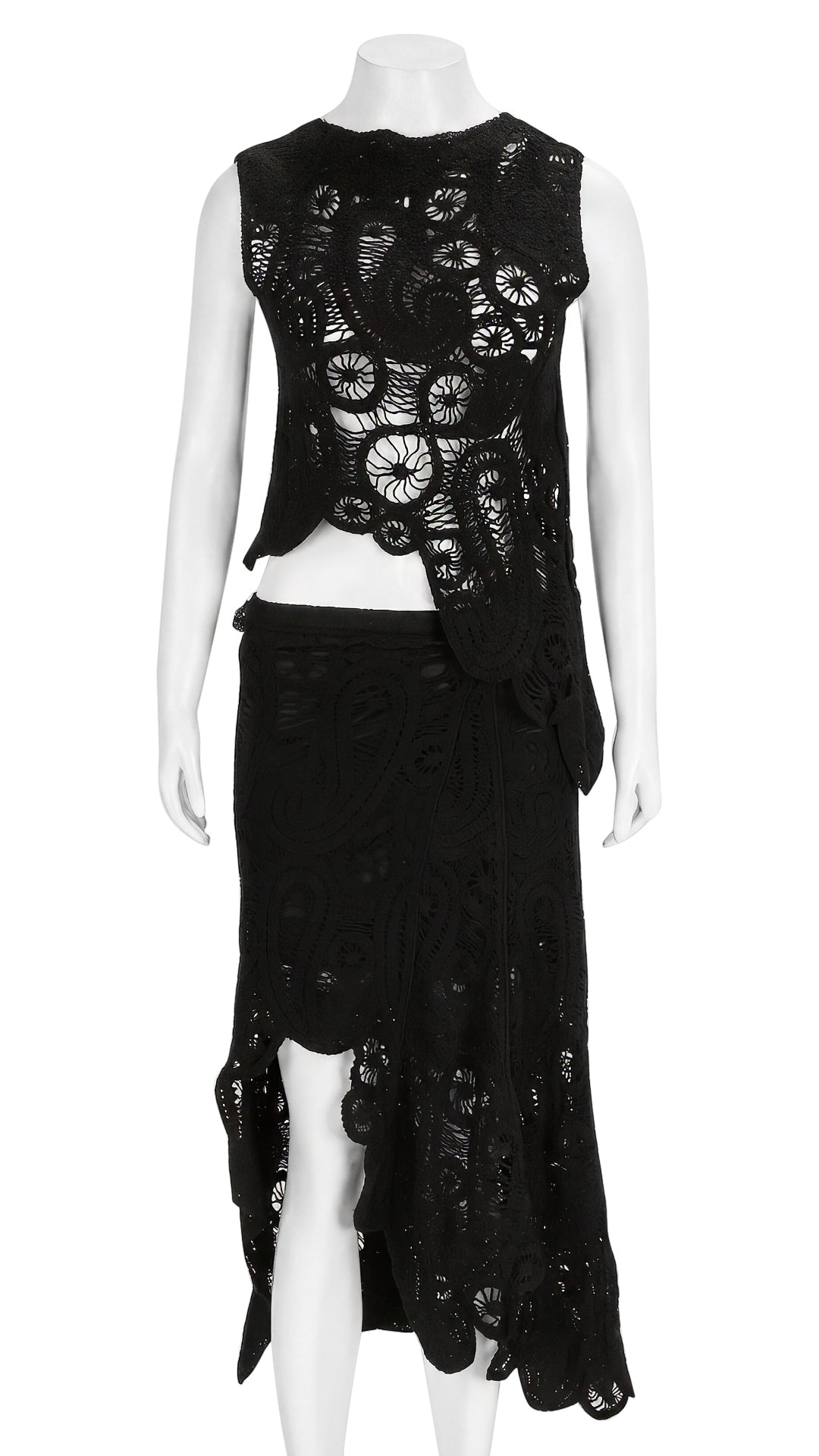 Crochet Sleeveless Beach Top | Handcrafted Open-Weave Cover-Up