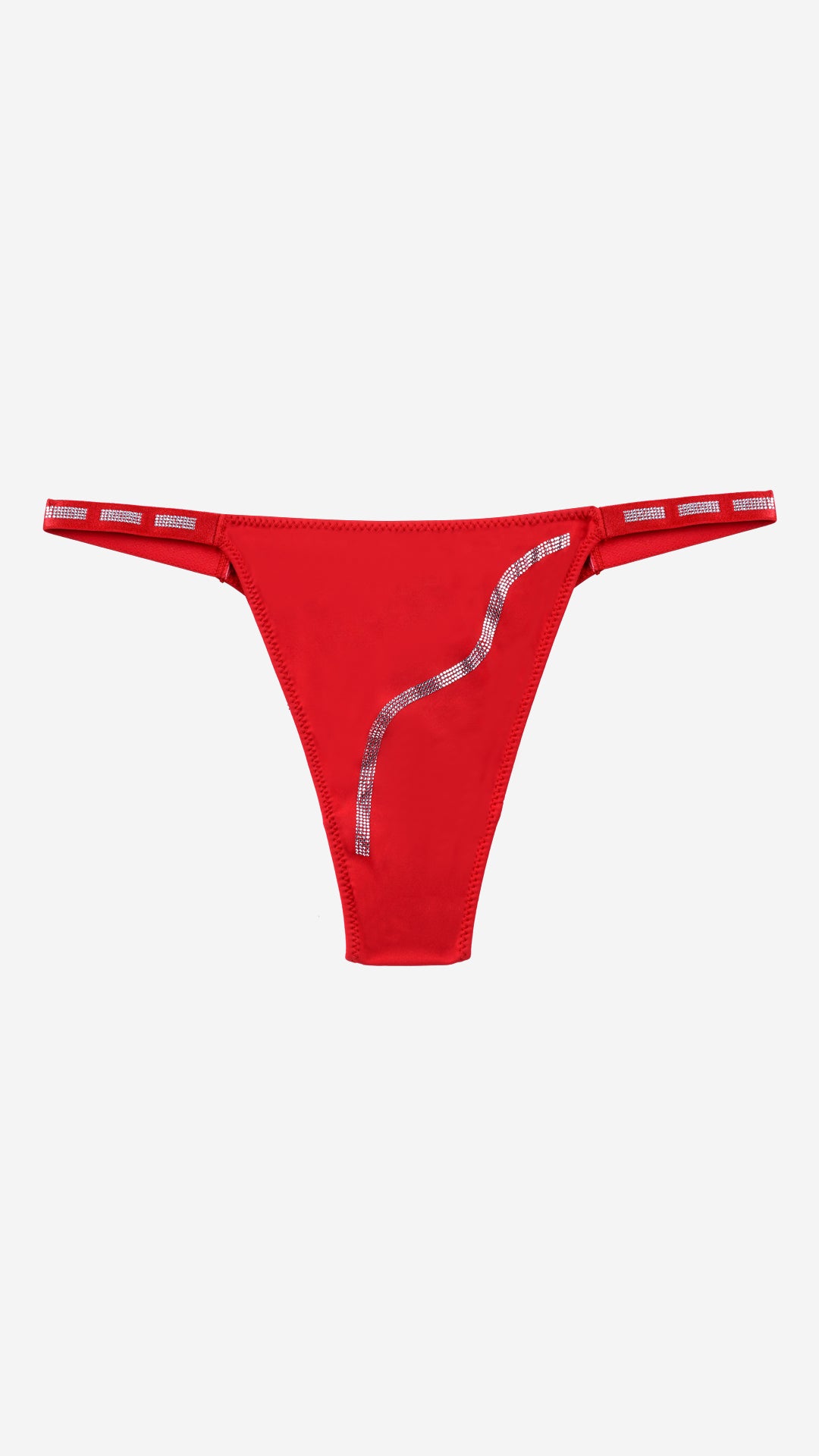 Red Diamante Thong – Stylish Strap
