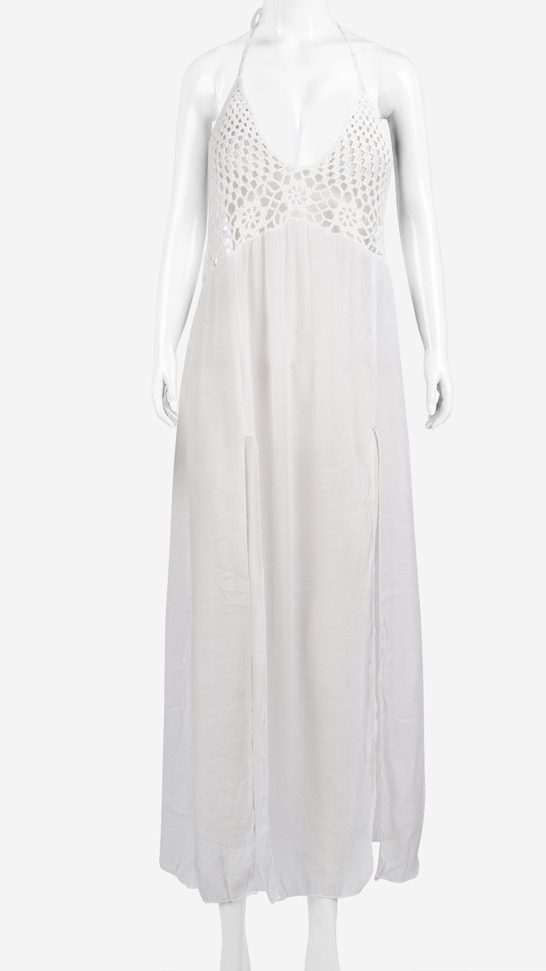 Crochet Maxi Dress | Long Beach Cover-Up
