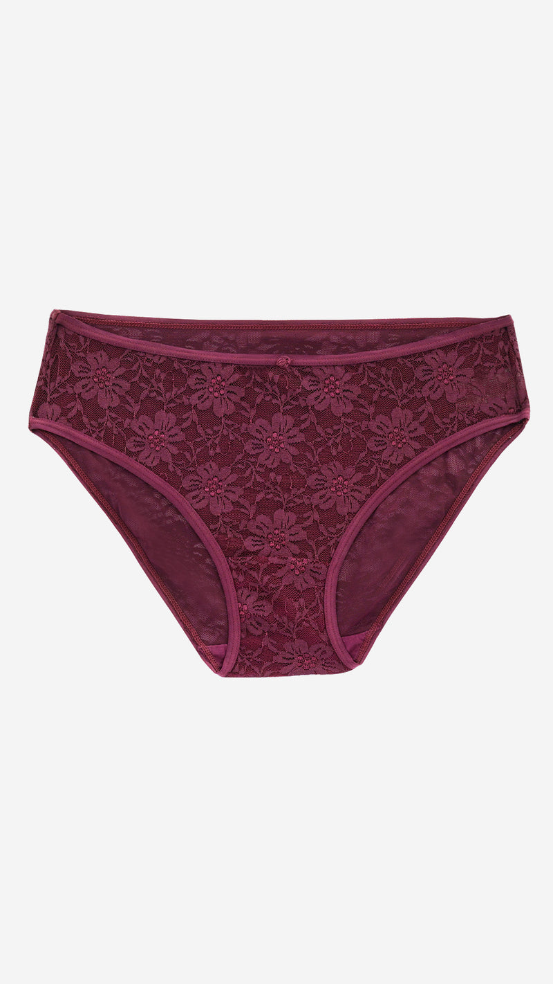 Lace Net Brief I Bridal lace panty
