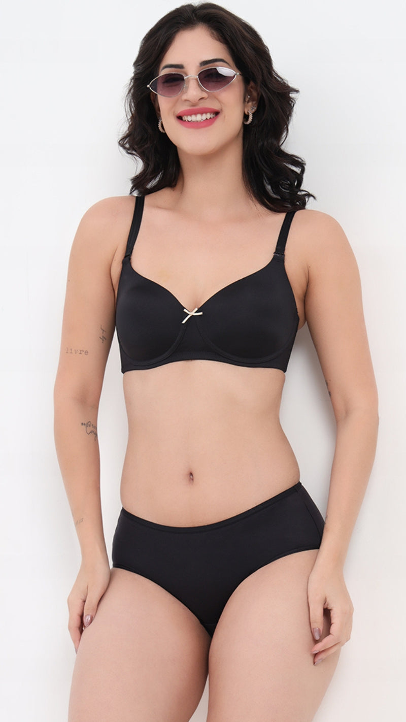 Triumph Black Wire Free Seamless T-Shirt Bra