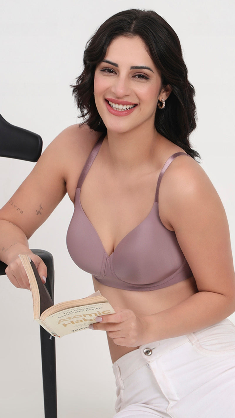 Triumph Mauve Seamless Padded T-shirt Bra