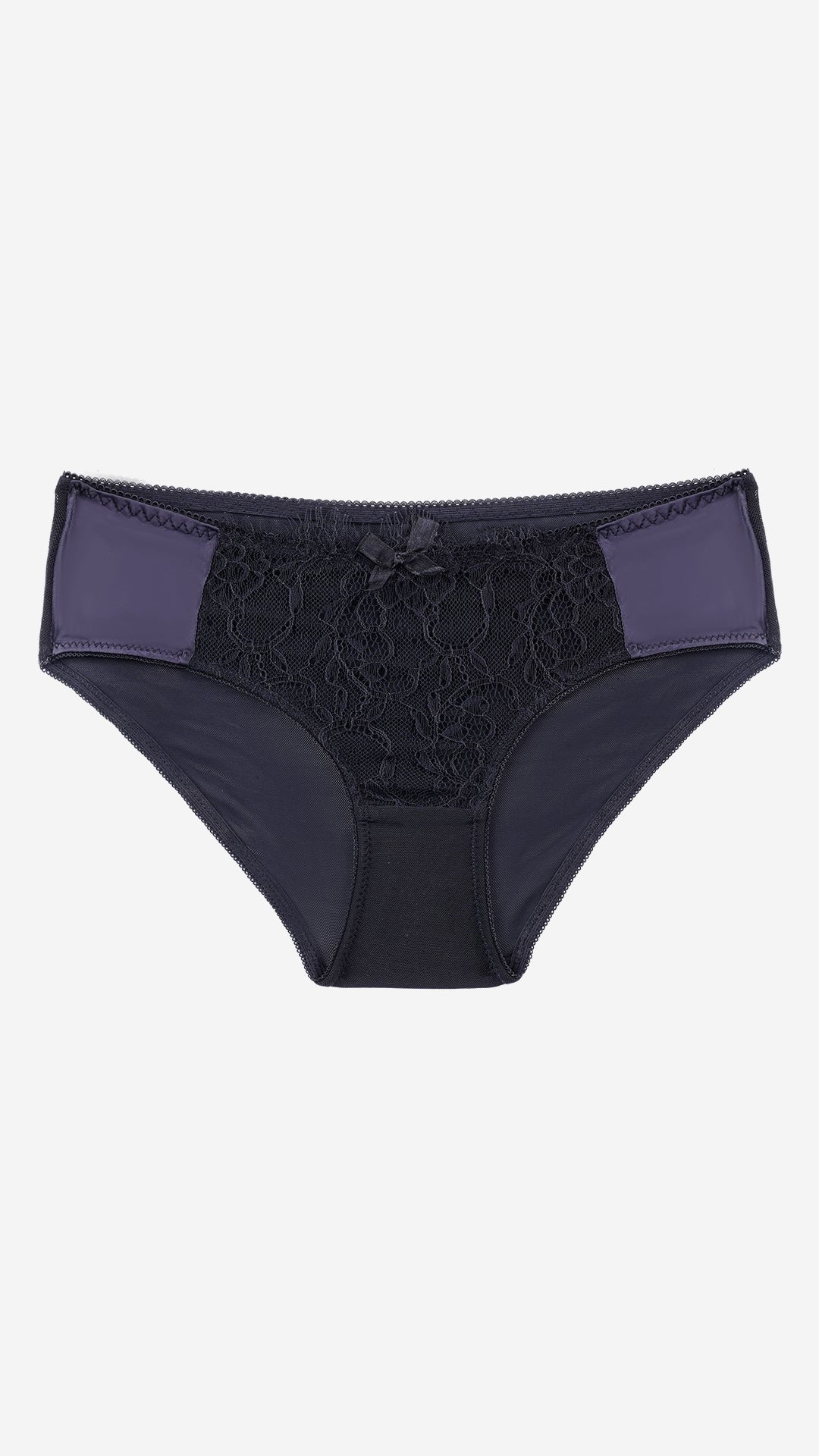 Graphite Lace Sheer Classic Panty