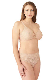 WACOAL BRA-851205 Halo Lace Non Padded Wired Full Cup Bridal Wear Plus Size Lace Bra