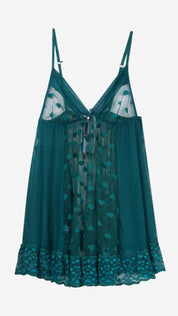 Sheer Mesh Babydoll | Self-Design Lace Lingerie with G-String