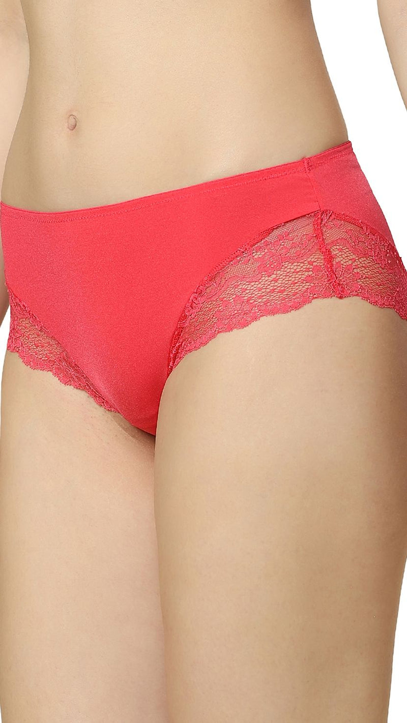 Triumph Red Floral Lace Bikini Brief