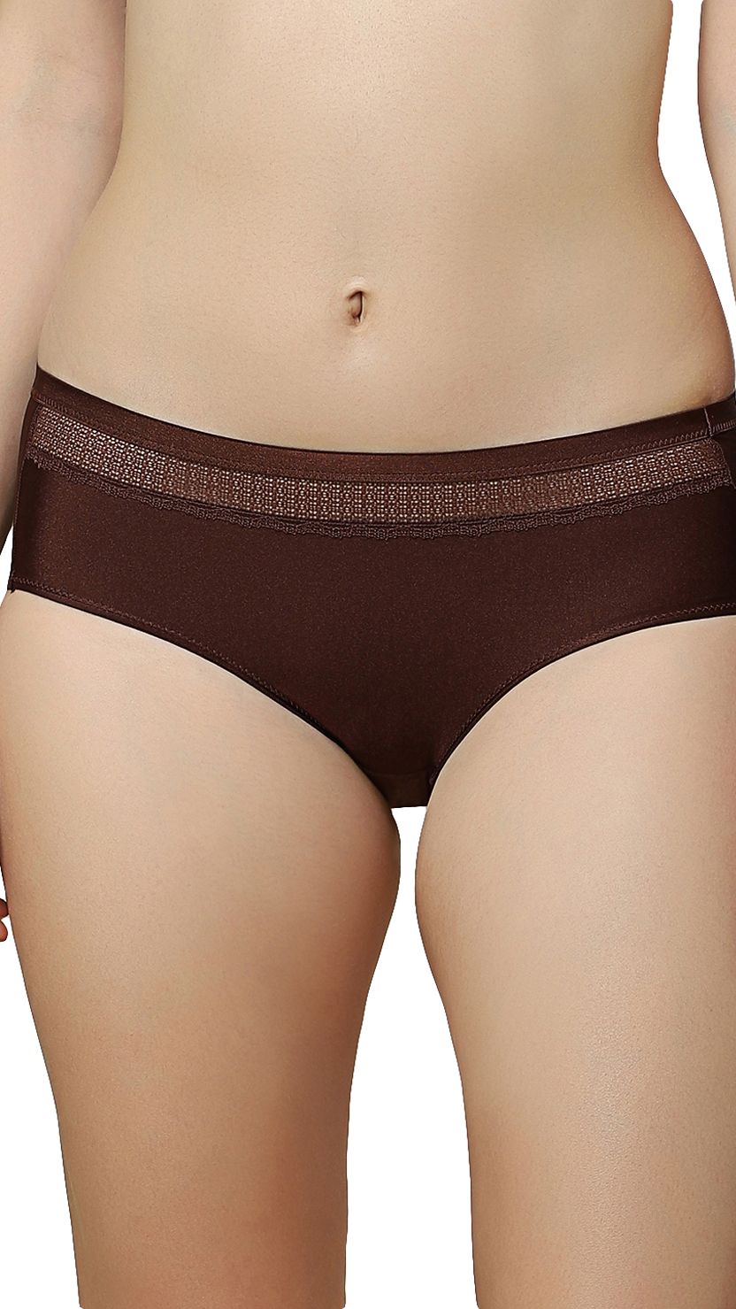 Triumph Brown Hipster High Waist Panty
