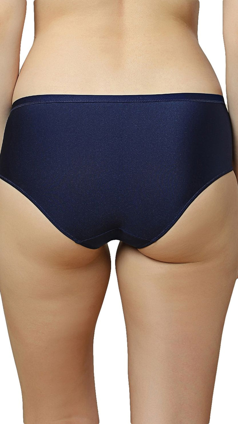 Triumph Navy Blue Hipster High Waist Panty