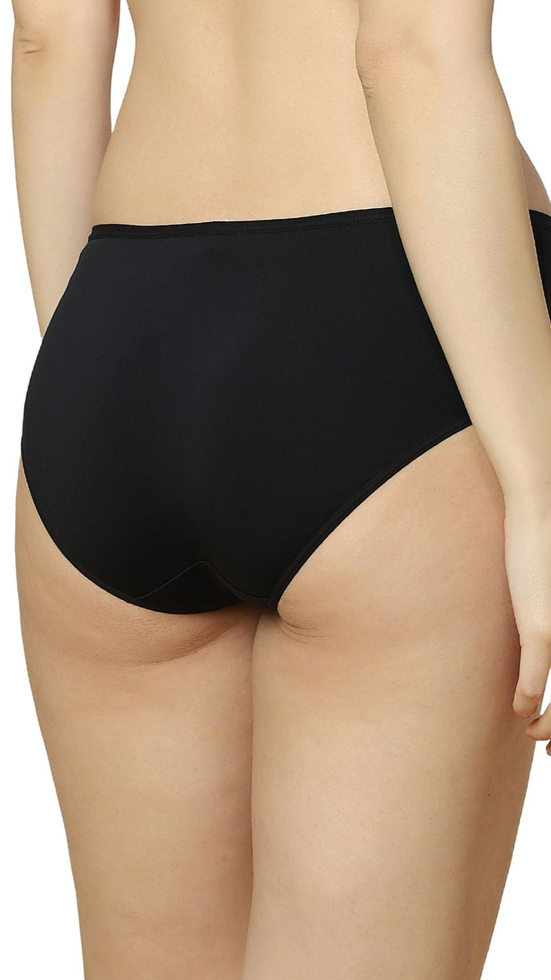 Triumph Black Seamless Essential Hipster Panty
