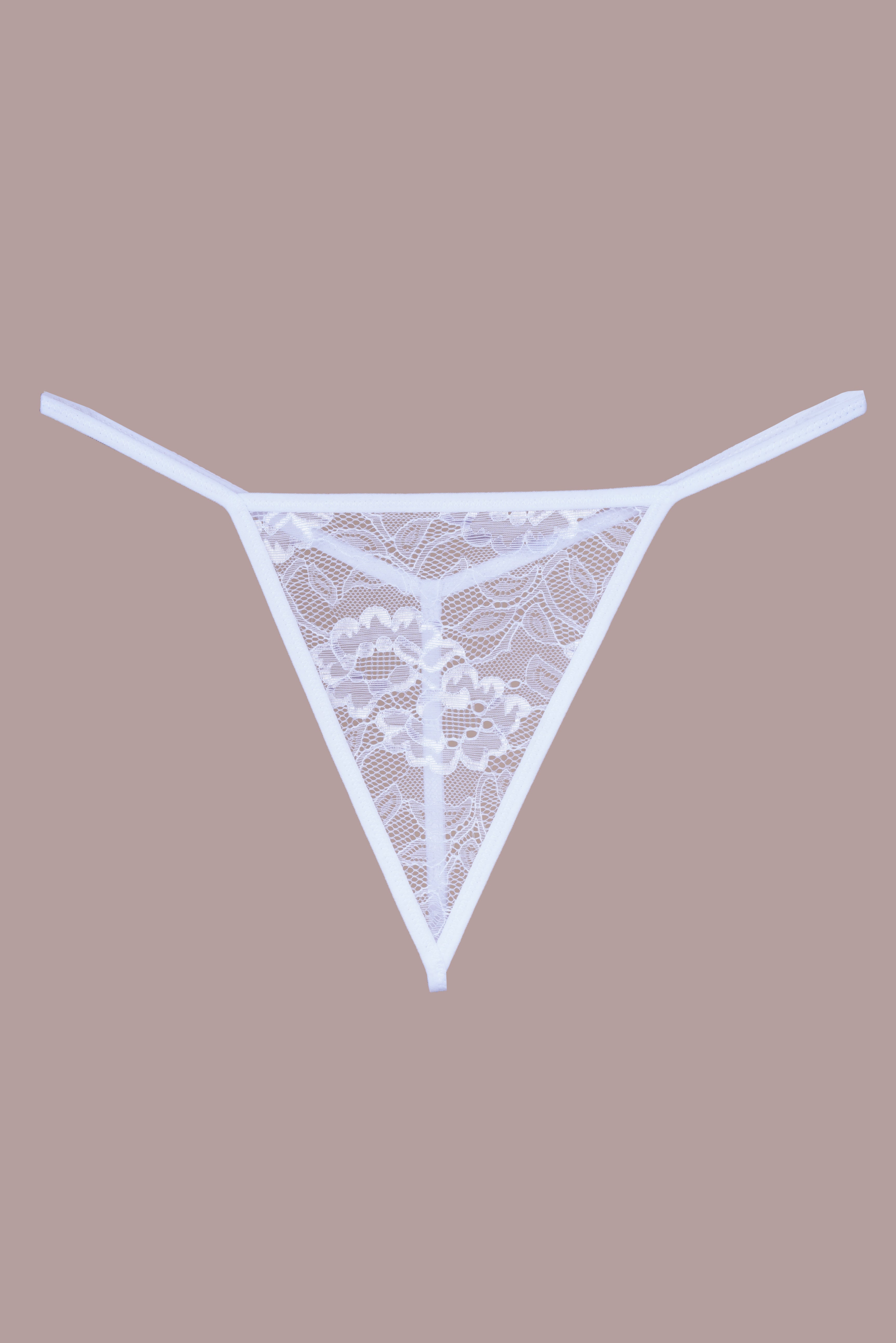 AXTZH 2-Piece Sexy Nightwear for Women with Sheer Lace Design and Elegant Detailing X3009-WHITE-F1N