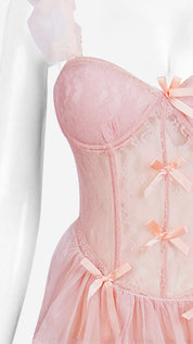 Lace Bustier with Garter Straps & Stockings | Sensual Lingerie Set