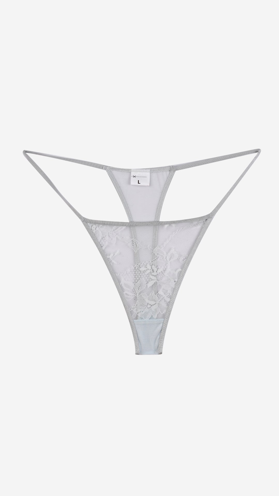 Lightly Padded Lace Net Long Nighty | Ruffled High-Low Hem Lingerie