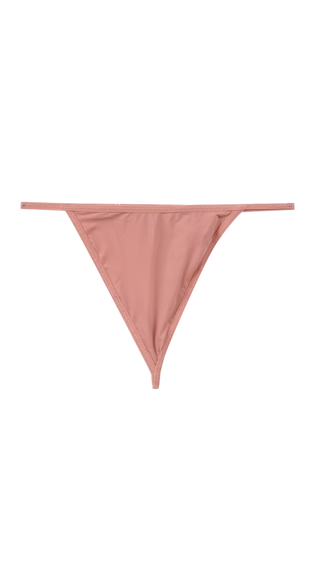 Pink thong product shot, flat lay