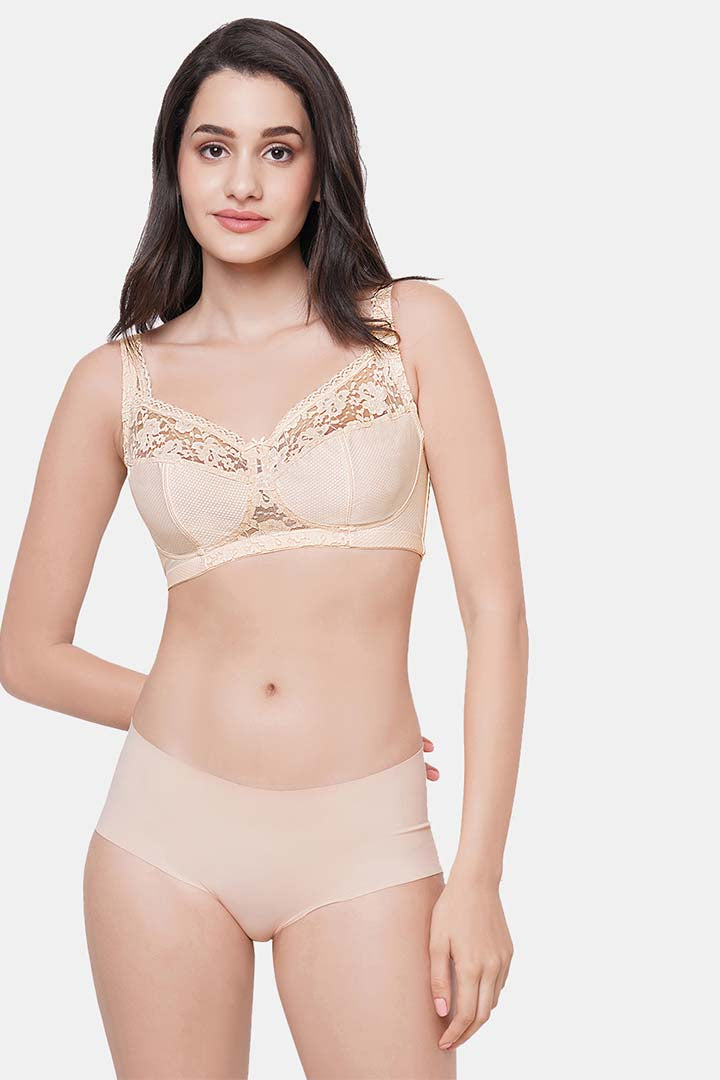 WACOAL BRA BI01A01 Charming Illusion Non Padded Non Wired Full Cup Plus Size Full Support Minimizer Bra