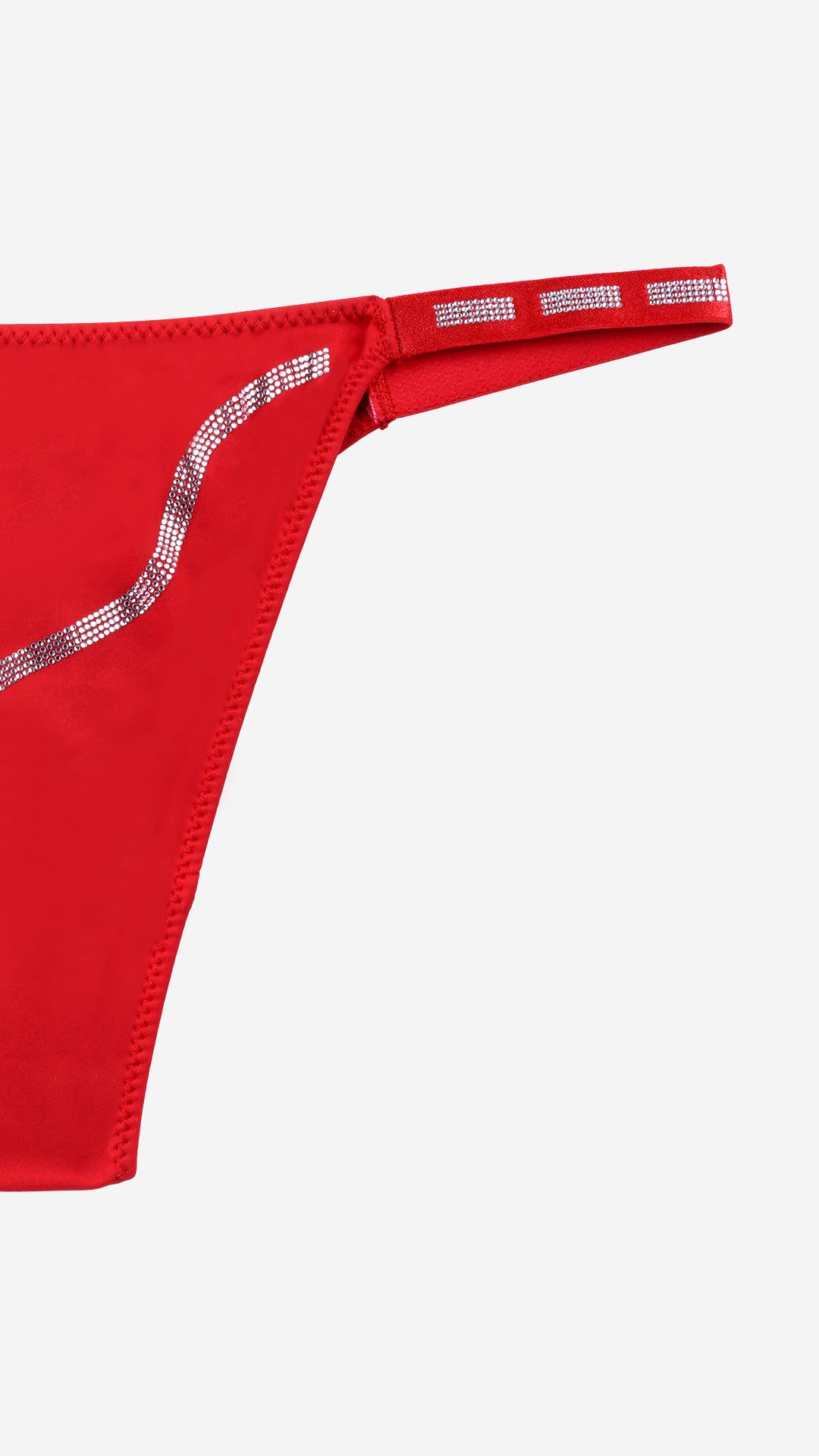 Red Diamante Thong – Stylish Strap