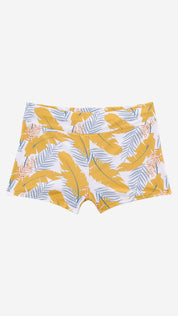 Tropical Print 3-Piece Swimwear Set | Bralette, Shorts & Sarong