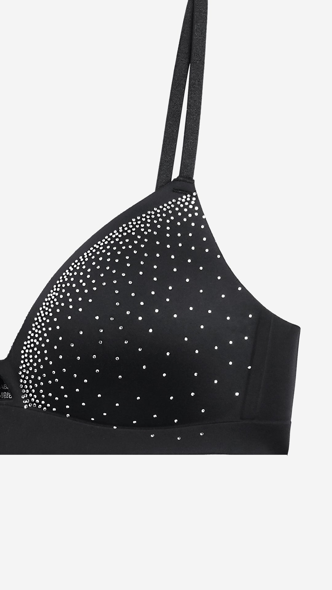Black Bonded Wirefree Padded Bra