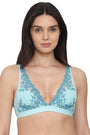 WACOAL BRA 852191 996Embrace Lace Non Padded Non Wired 3/4th Cup Bridal Wear Medium coverage Lace Bralette - Aqua