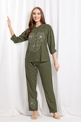 ANGELS NIGHT WEAR AD8012IY Olive
