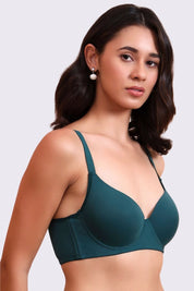 AXTZH Classic Contour Bra Offering Natural Shape, Gentle Lift, and Flawless Finish AB2355-PINE-DP101