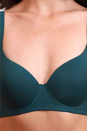 AXTZH Classic Contour Bra Offering Natural Shape, Gentle Lift, and Flawless Finish AB2355-PINE-DP101