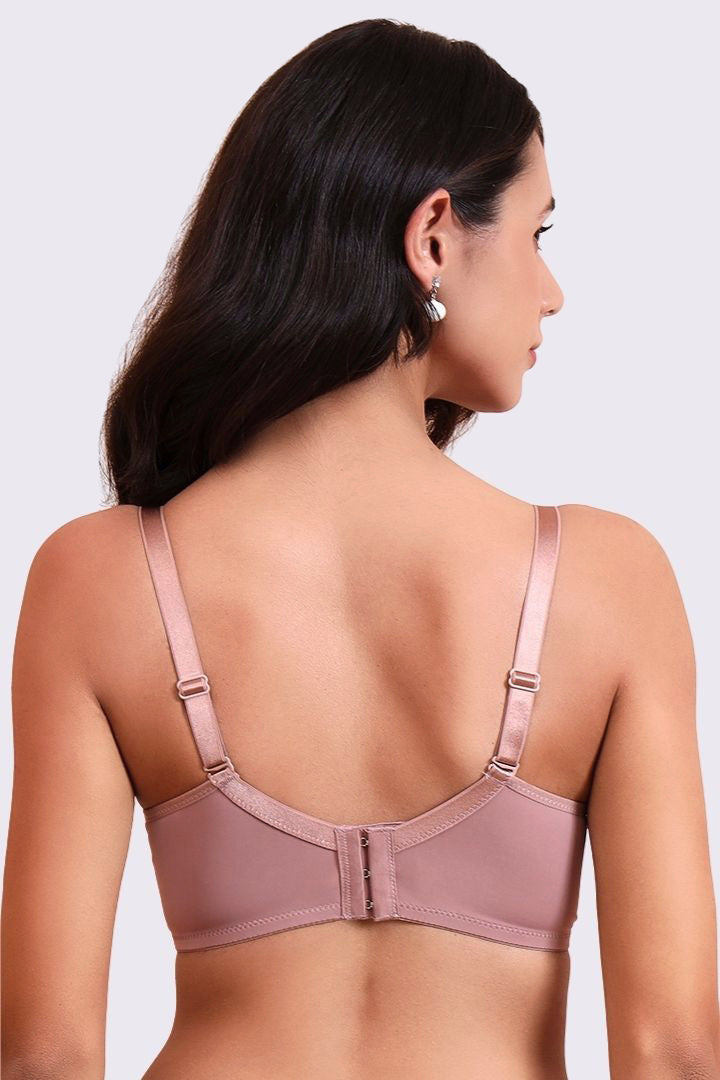 AXTZH Classic Contour Bra Offering Natural Shape, Gentle Lift, and Flawless Finish AB2355-ROSE-DP101