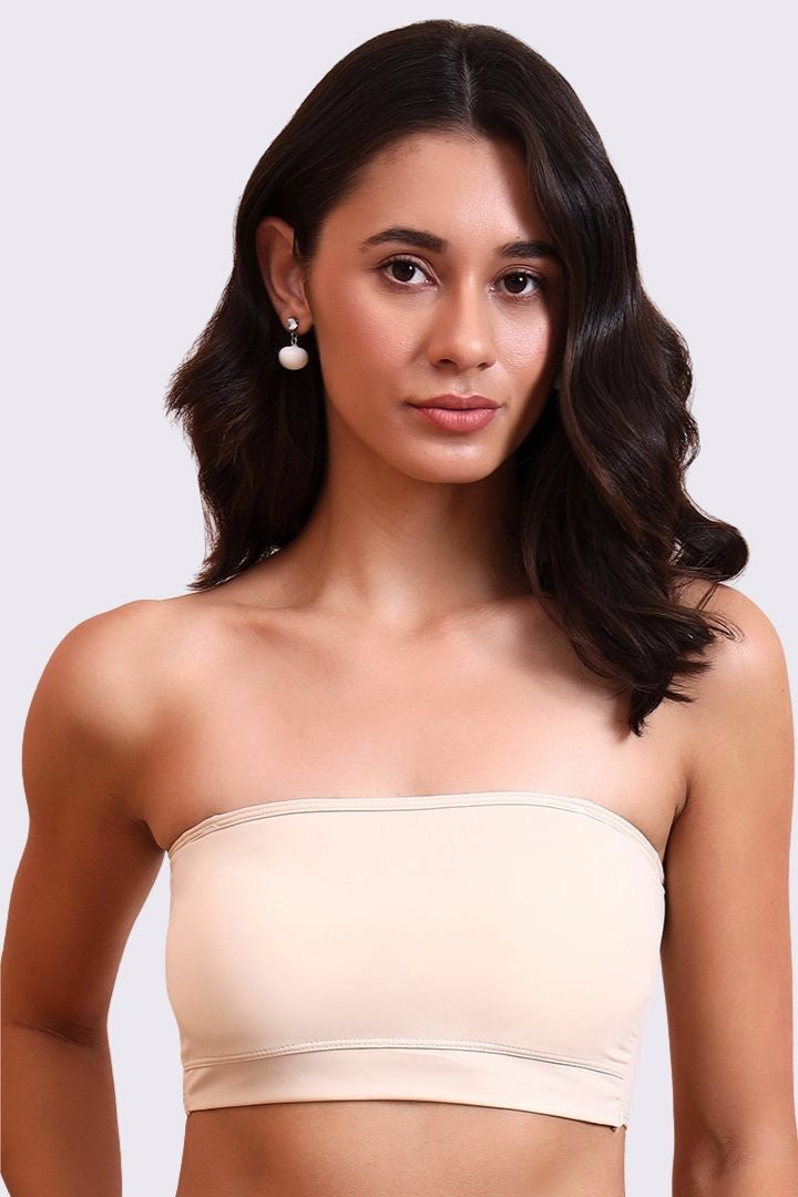 AXTZH One-Piece Tube Bra – Designed for Smooth Support and All-Day Comfort 22XTUBEAR9820-FAWN