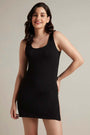 AMANTE KURTA SLIP -LIN02401-BLACK