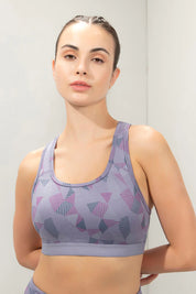 AMANTE BRA ABR98701-ABSTRACT PAINT PRINT