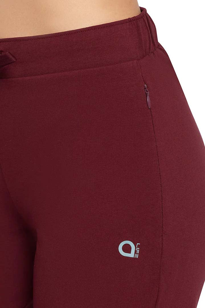 AMANTE ABT85601-POMEGRANATE ESSENTIAL RELAXED FULL LENGTH PANTS