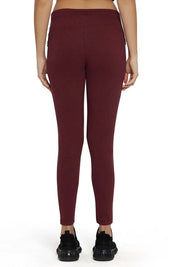 AMANTE ABT85801-POMEGRANATE MARL ELEMENTS LEGGINGS