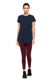 AMANTE ABT85801-POMEGRANATE MARL ELEMENTS LEGGINGS