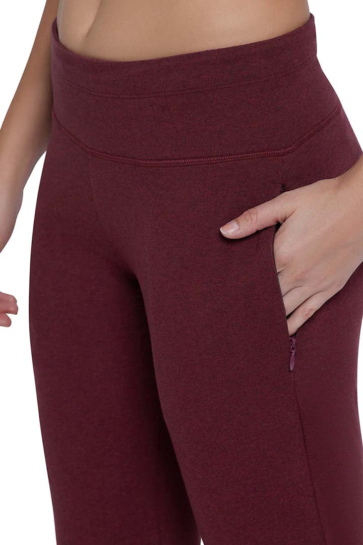 AMANTE ABT85801-POMEGRANATE MARL ELEMENTS LEGGINGS