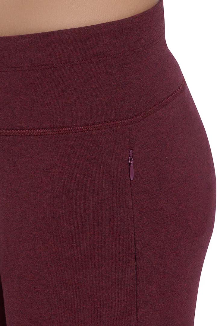 AMANTE ABT85801-POMEGRANATE MARL ELEMENTS LEGGINGS