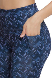 AMANTE ABT86201-MIDNIGHT PRINT 01 ENERGIZE SPORTS TIGHTS