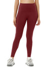 AMANTE ABT99201-CHOCOLATE TRUFFLE FLAUNT PANELLED HIGH RISE ACTIVE LEGGINGS