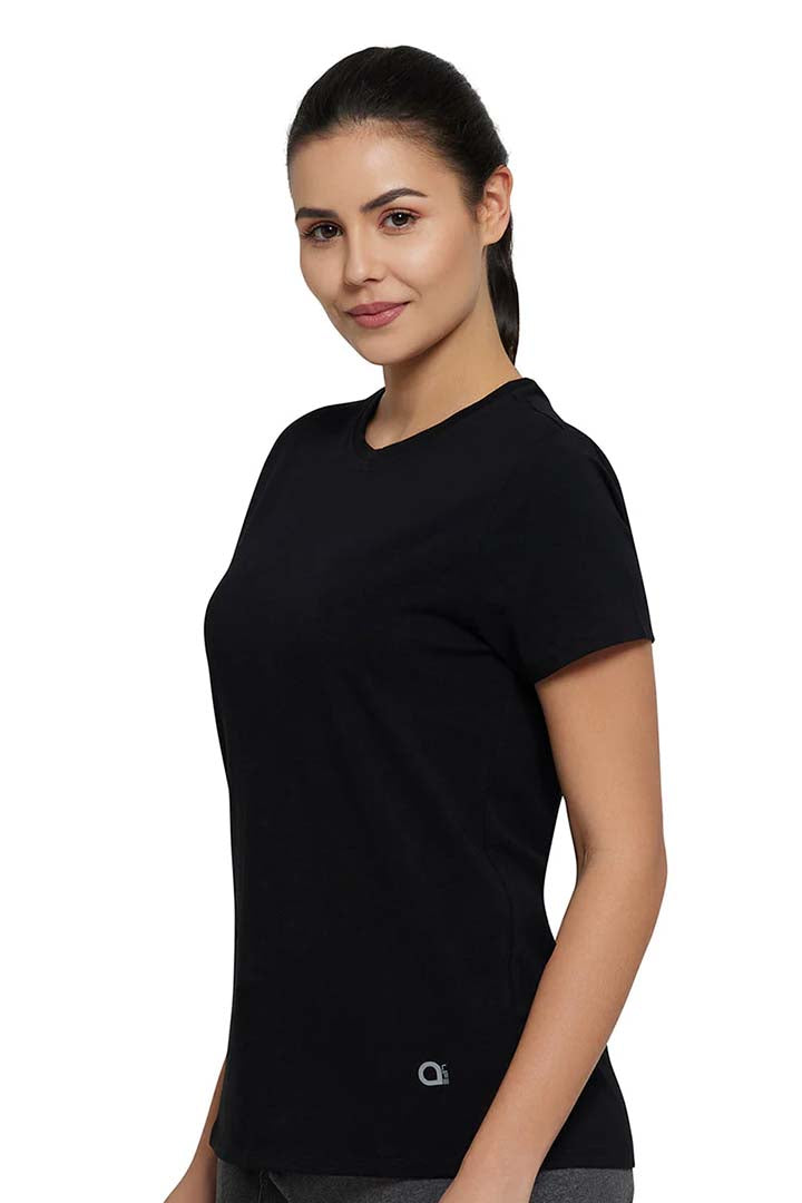 AMANTE ATP85001-BLACK ESSENTIAL CROP TOP