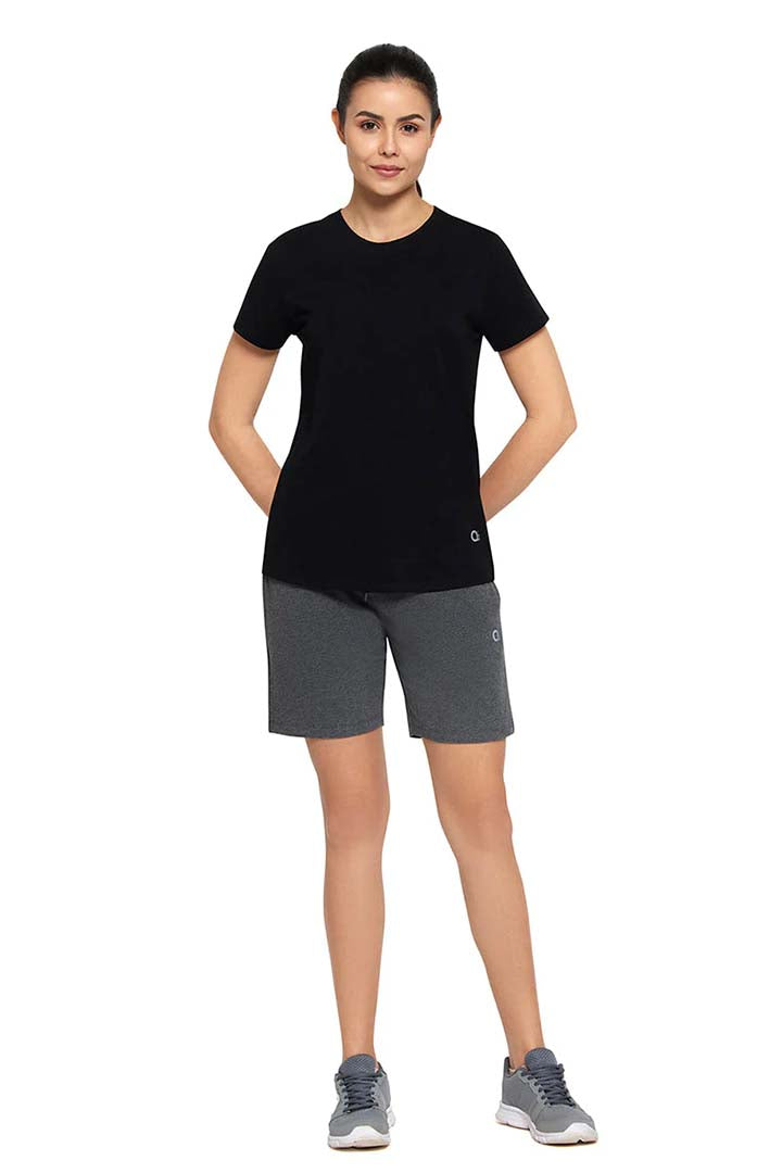 AMANTE ATP85001-BLACK ESSENTIAL CROP TOP