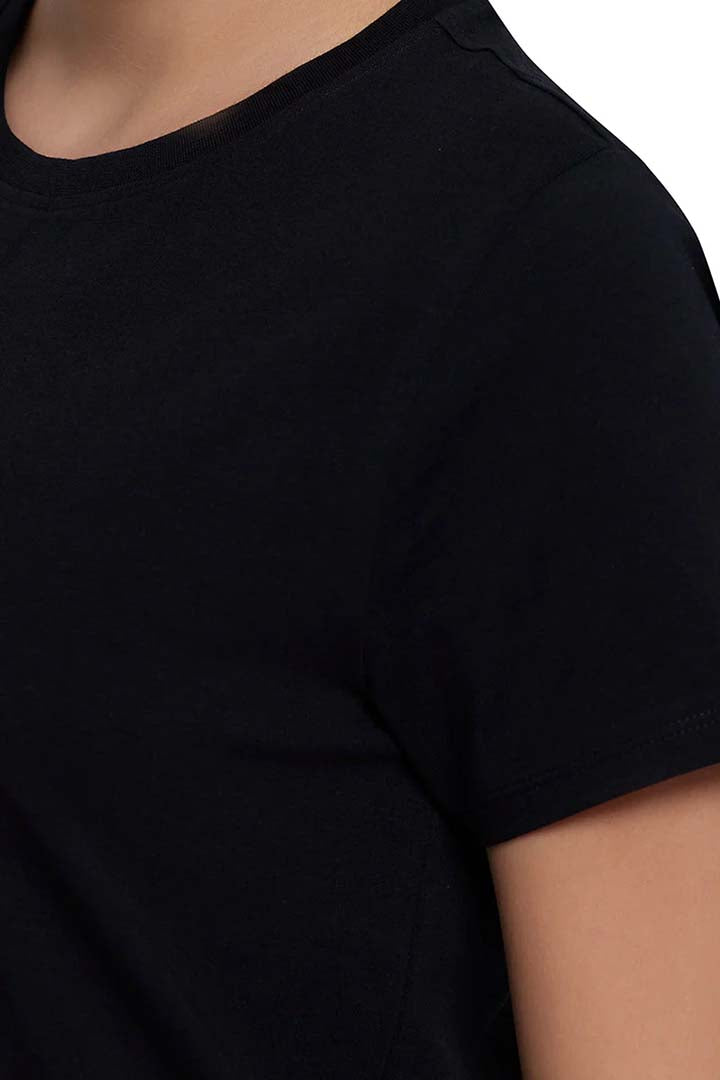 AMANTE ATP85001-BLACK ESSENTIAL CROP TOP