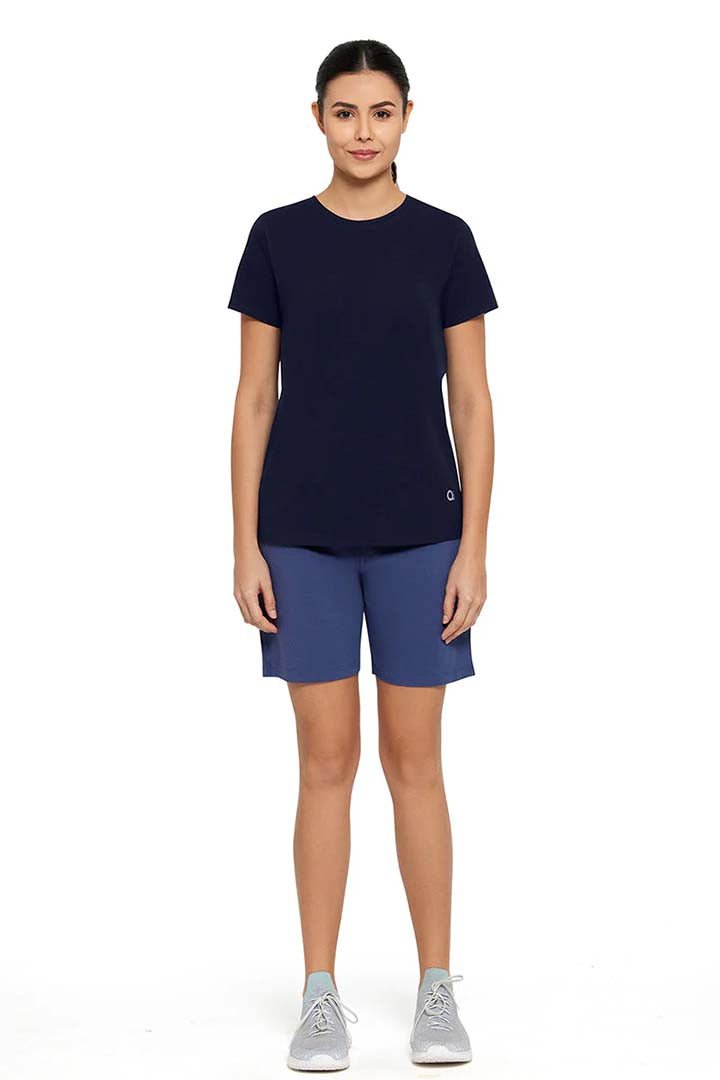 AMANTE ATP85001-MIDNIGHT ESSENTIAL CROP TOP