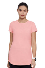 AMANTE ATP85201-PEACH BLOSSOM MARL ESSENTIAL LONG LENGTH TEE