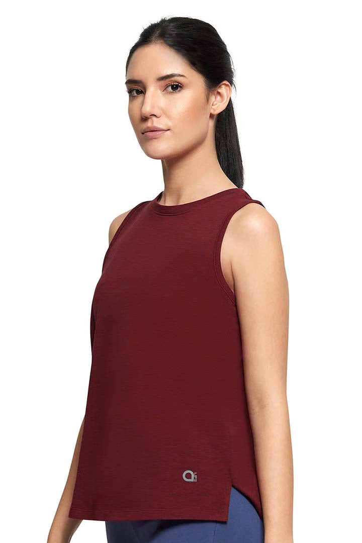 AMANTE ATP85901-POMEGRANATE MARL ESSENTIAL TANK TOP